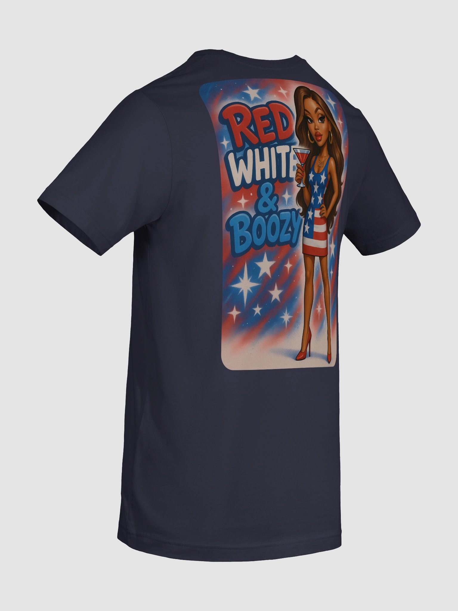 Patriotic Cocktail Fun Women's T-Shirt product image (5)