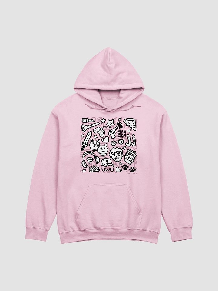 J-Doodle Hoodie (Pink) product image (2)