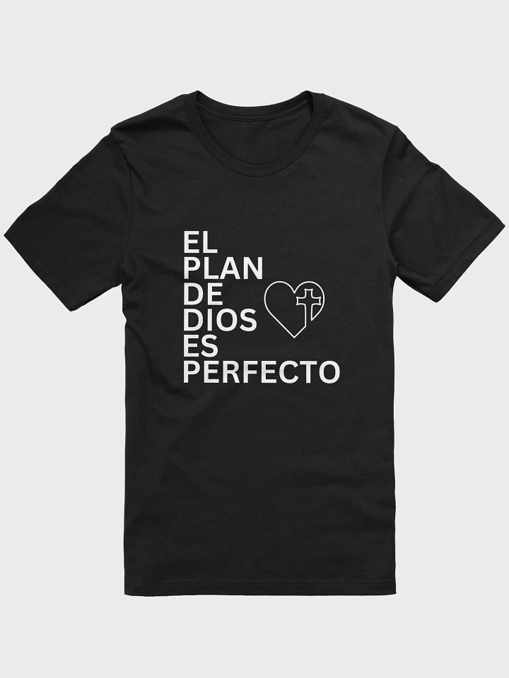 El Plan De Dios Es Perfecto Heart Bella+Canvas T-Shirt product image (3)