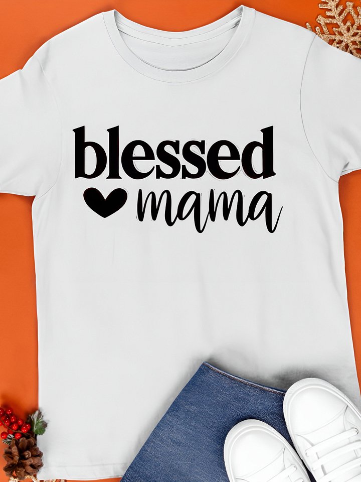 Blessed Mama T-Shirt product image (1)
