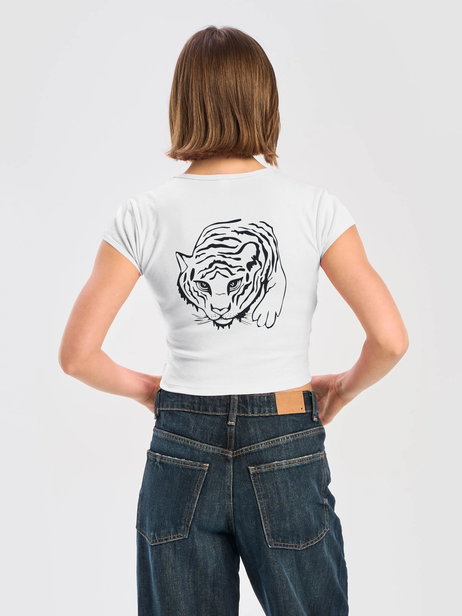 Mermaid Tiger Crop T-shirt product image (4)