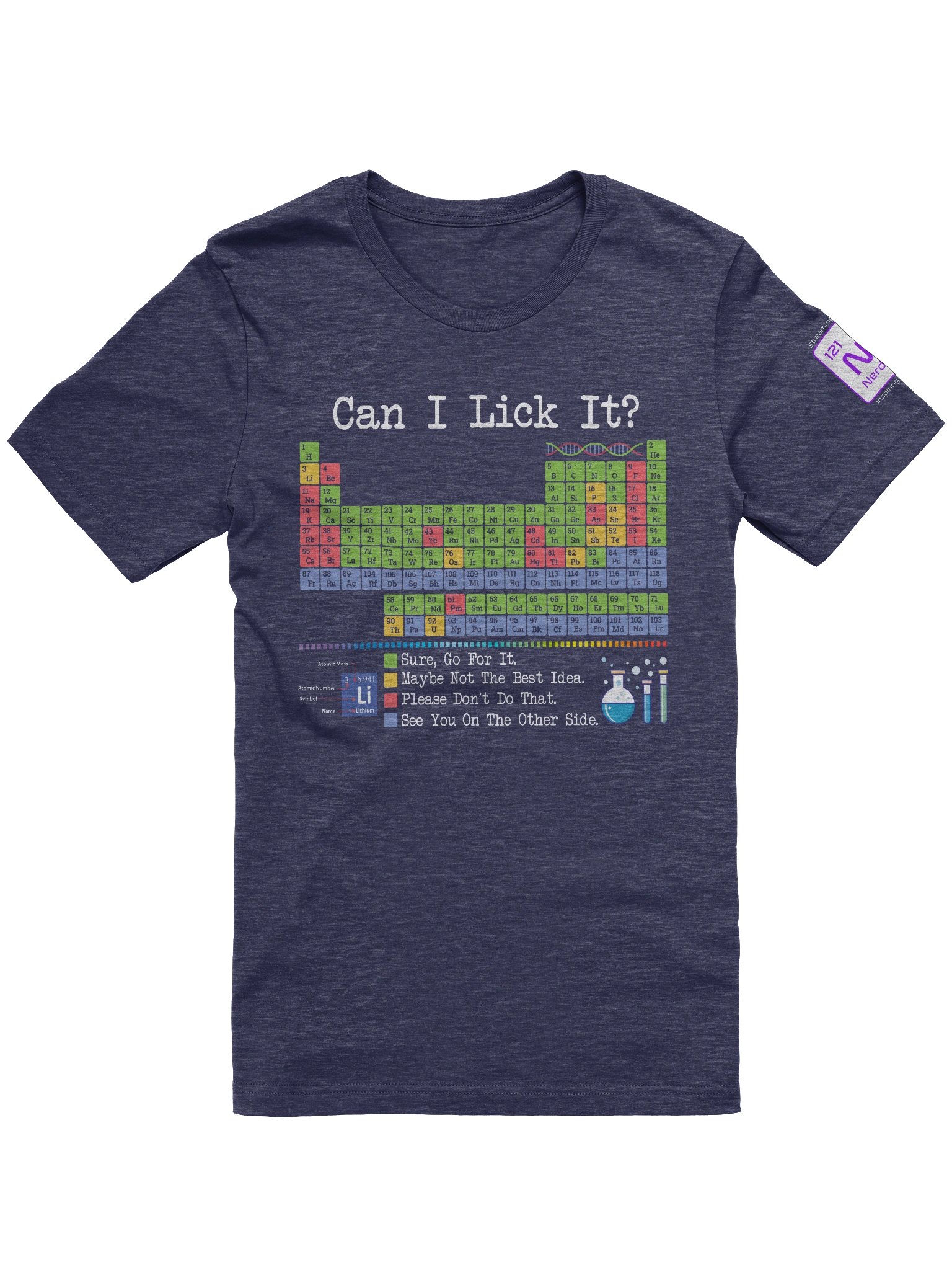 Can I Lick It? Ladies Tee - White Text product image (1)
