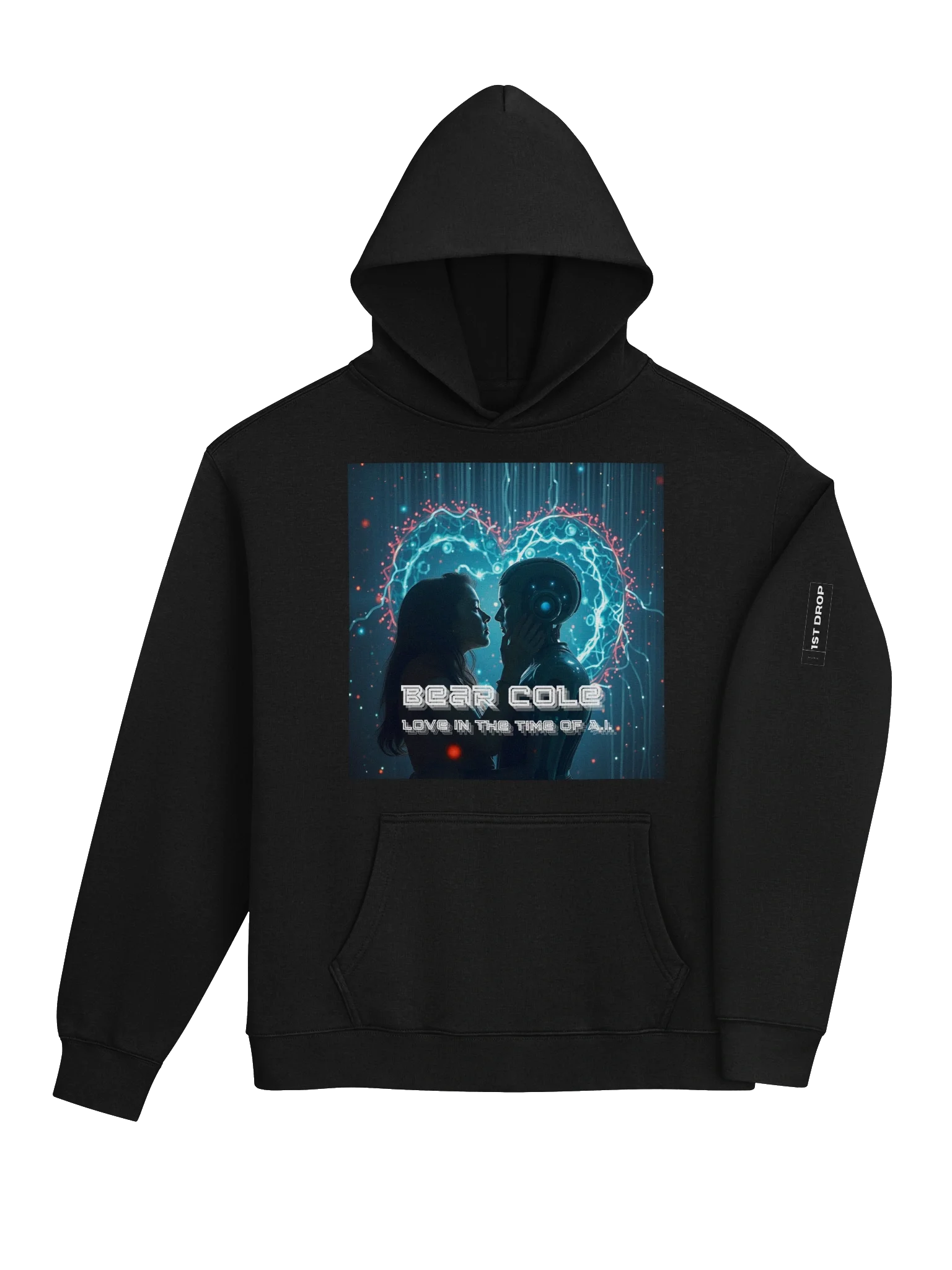 Bear Cole Love in the Time of A.I. Cover Unisex Hoodie