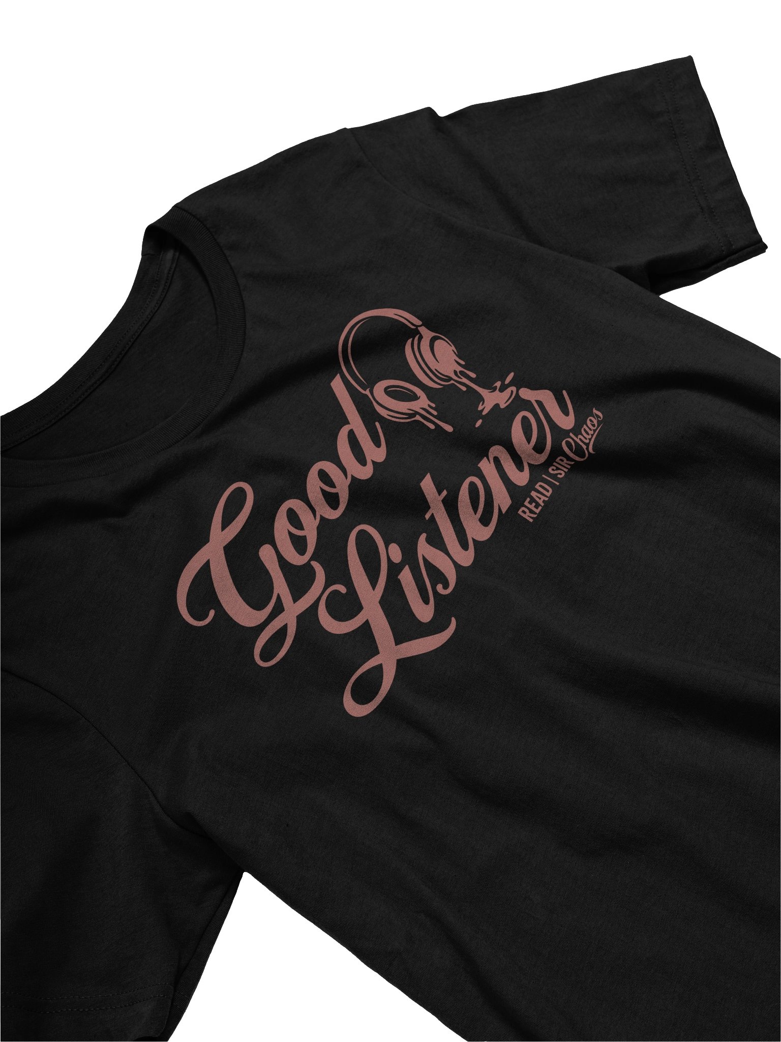 Good Listener Tee - Pink Text product image (18)