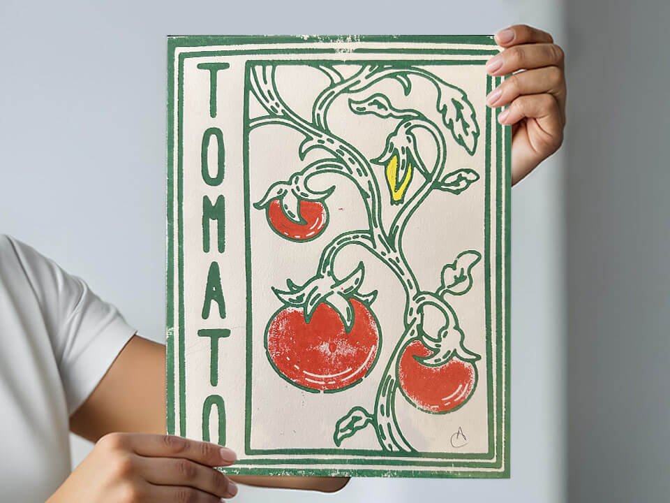 Tomato Relief Print product image (1)