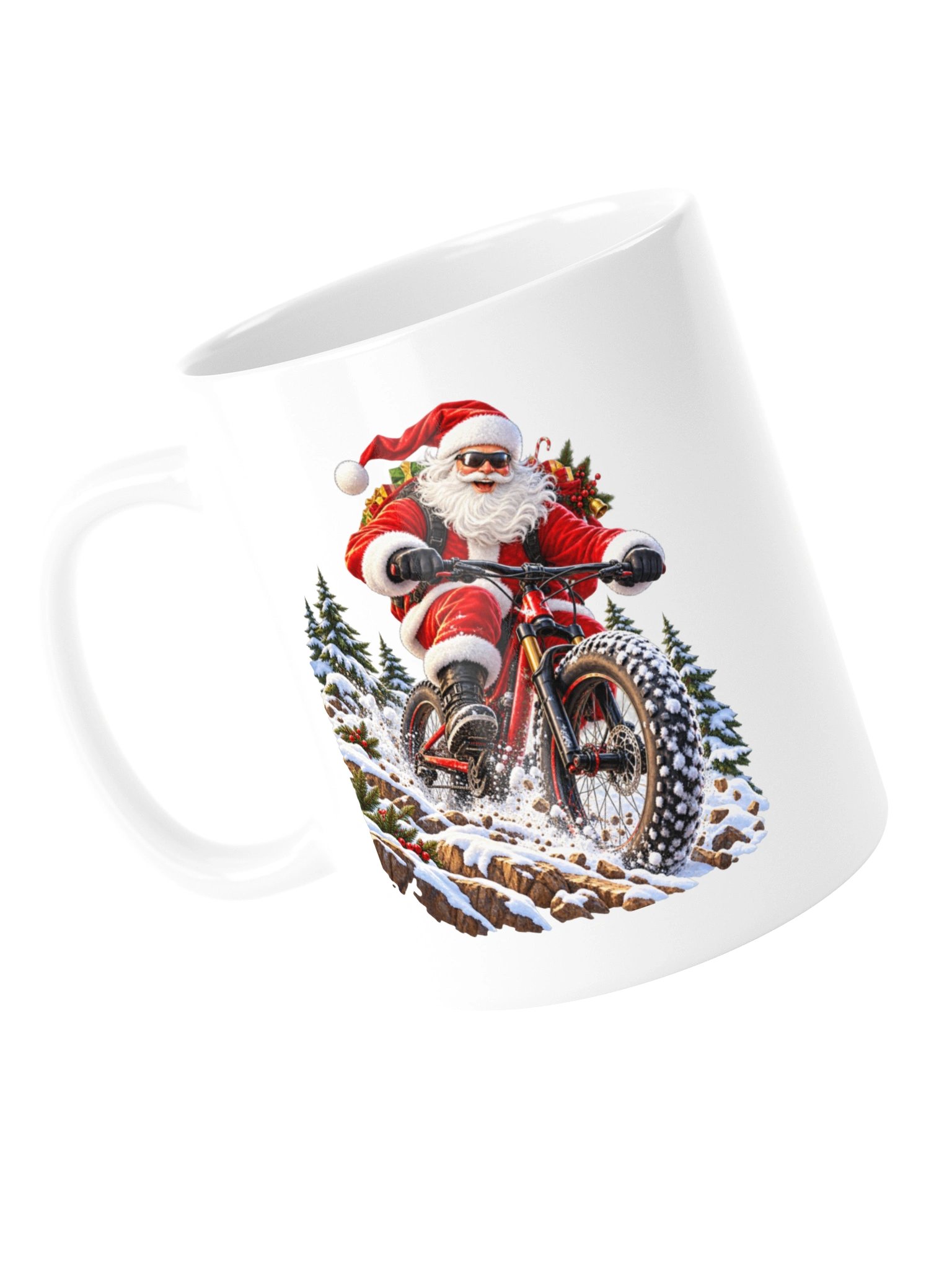 MOUNTAIN BIKING SANTA - MUG product image (13)