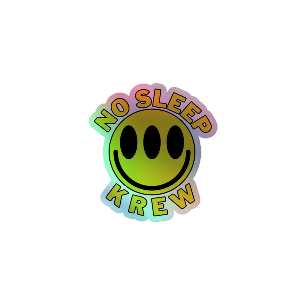No Sleep Krew - ' The OG' Holographic Sticker product image (1)