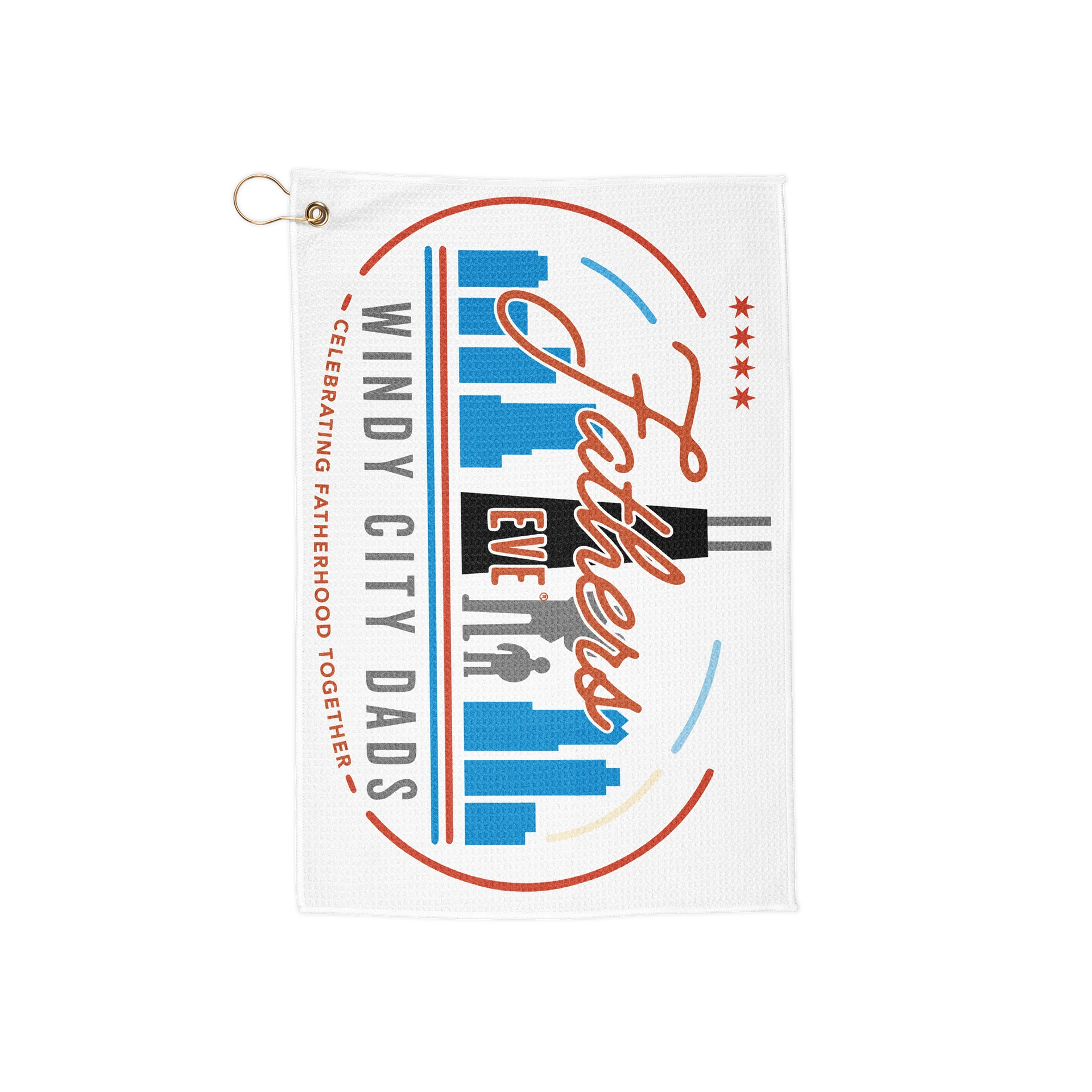Windy City Dads × FathersEve® Commemorative Golf Towel product image (1)