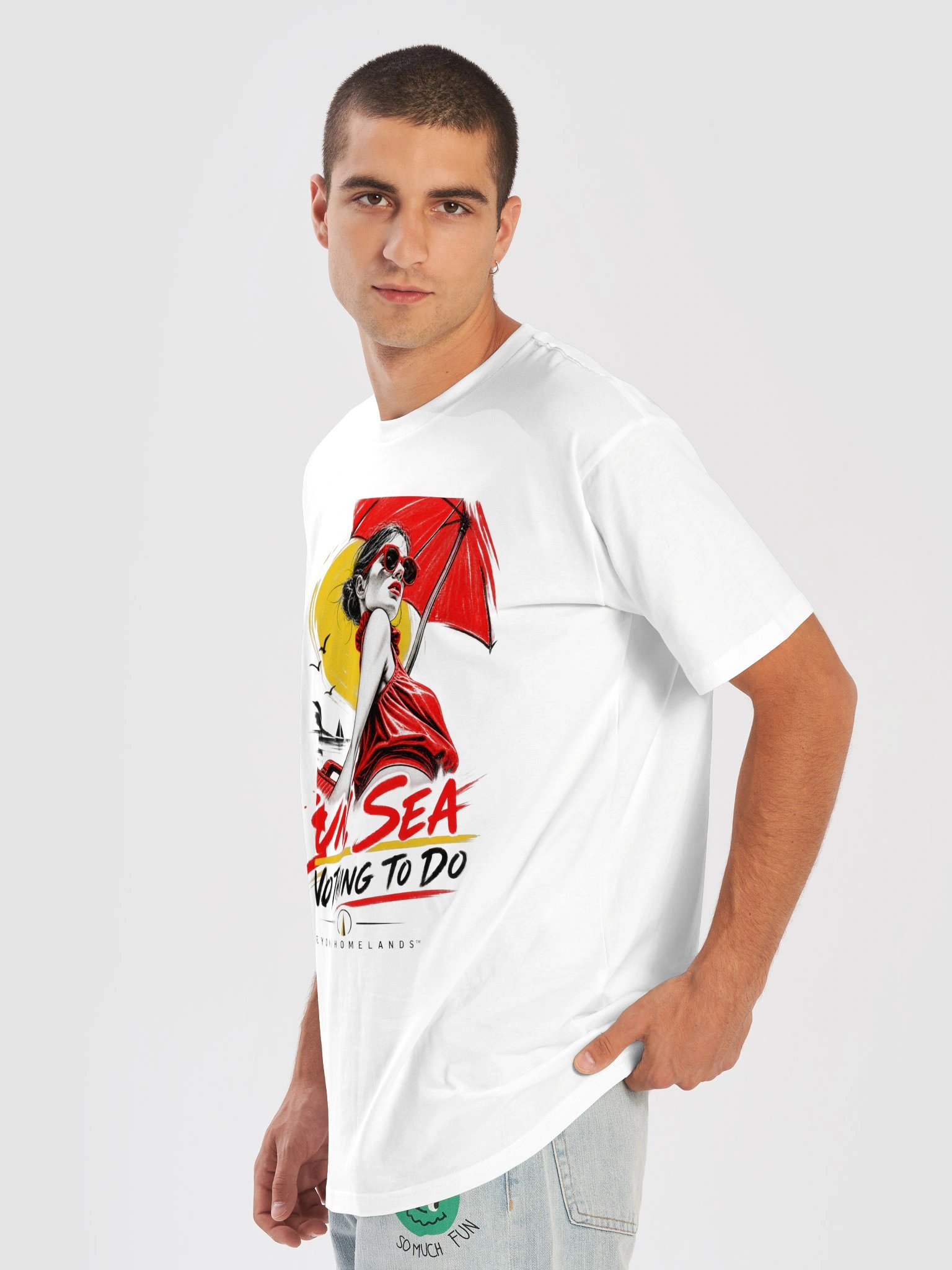 Sun, Sea & Nothing to Do — Official Song T-Shirt | Beyond Homelands™ product image (7)