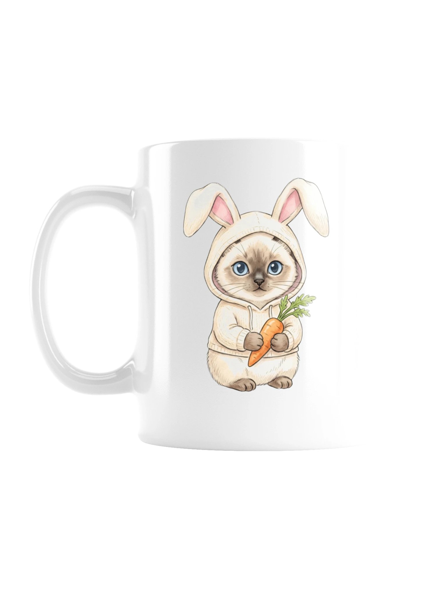 Bunny Hoodie Siamese Mug product image (1)