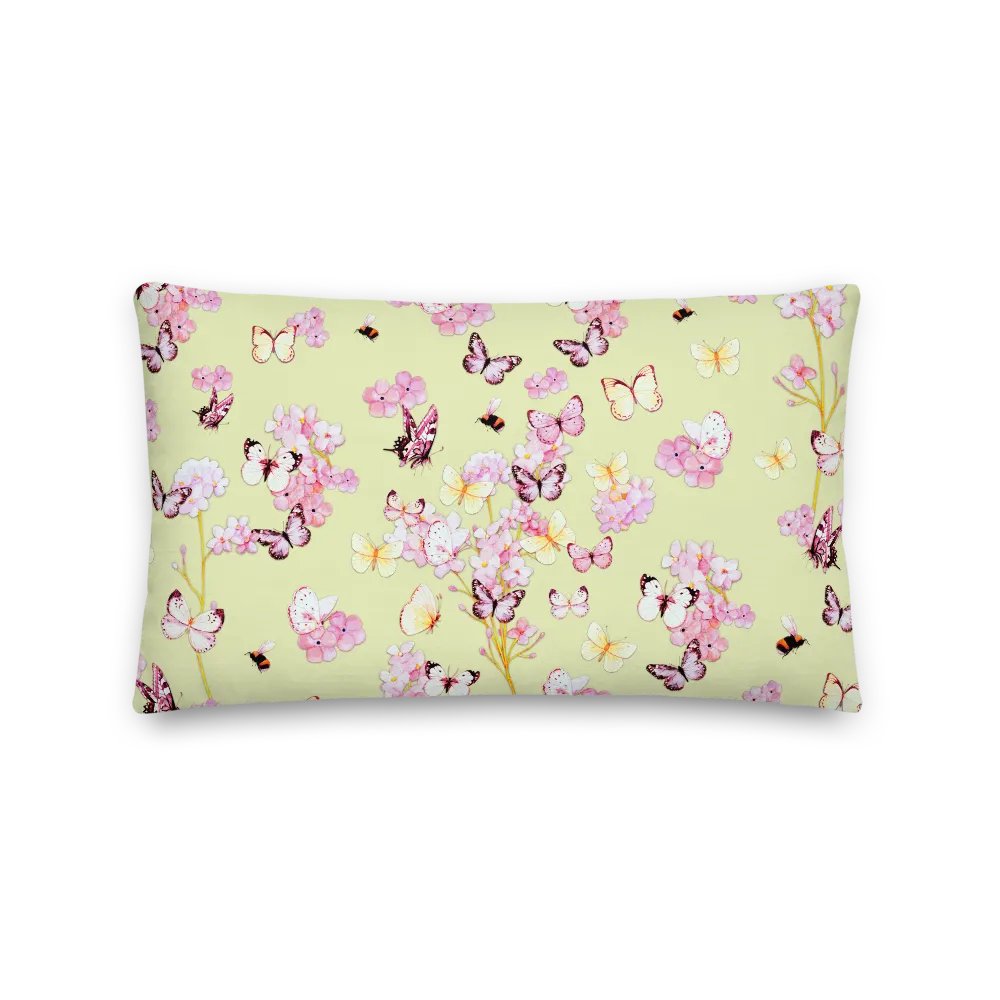 Cottage Sunday Floral Whimsy All-Over Print Pillow product image (1)