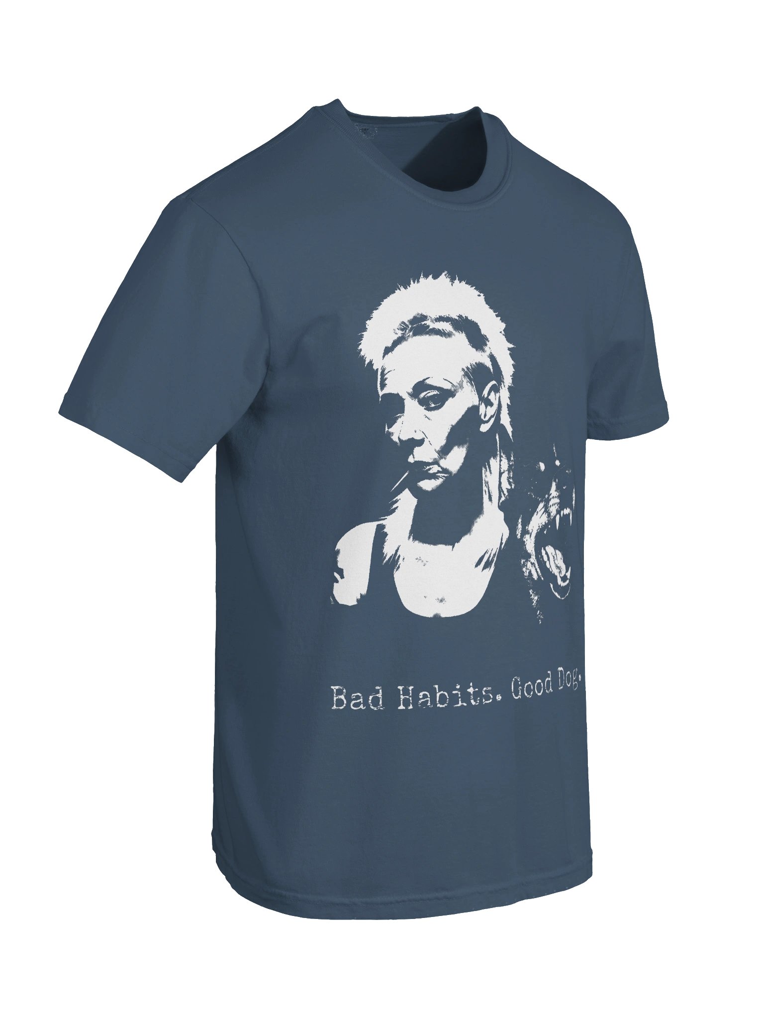 Bad Habits. Good Dog. // Heavyweight Vintage Graphic Tee product image (50)
