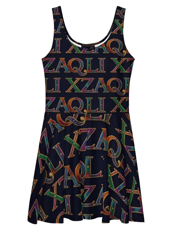 XZAQLI Prism Monogram Skater Dress product image (1)