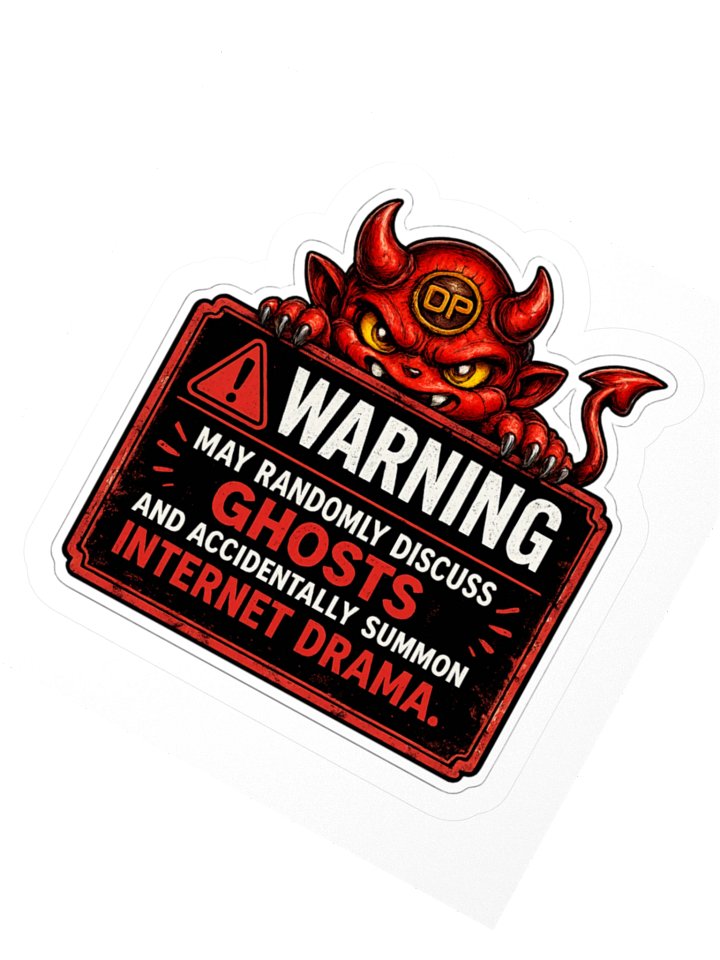 Dust Devil internet drama 3" x 3" sticker product image (2)