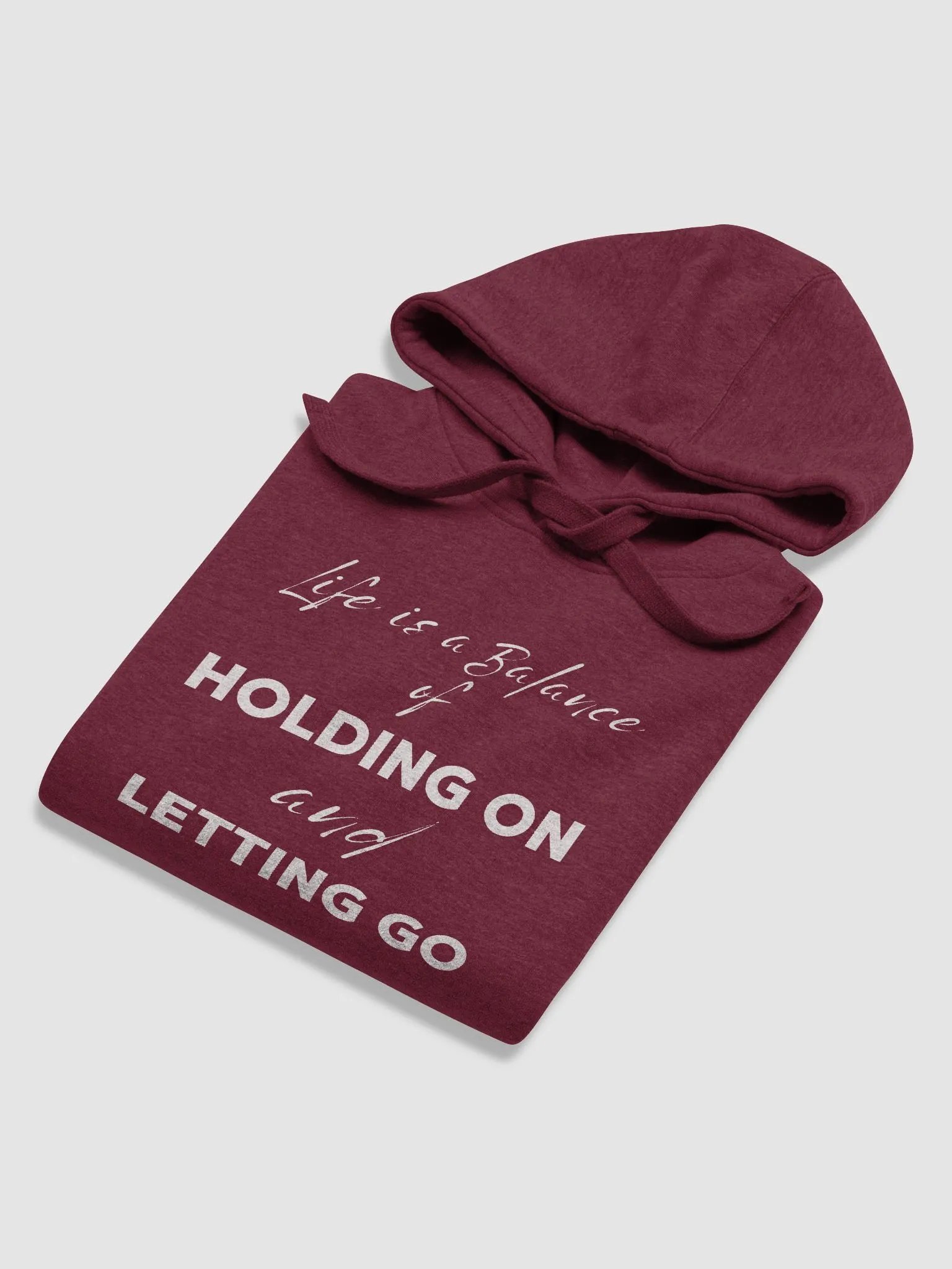 "HOLDING ON and LETTING GO" Premium Unisex Hoodie product image (6)