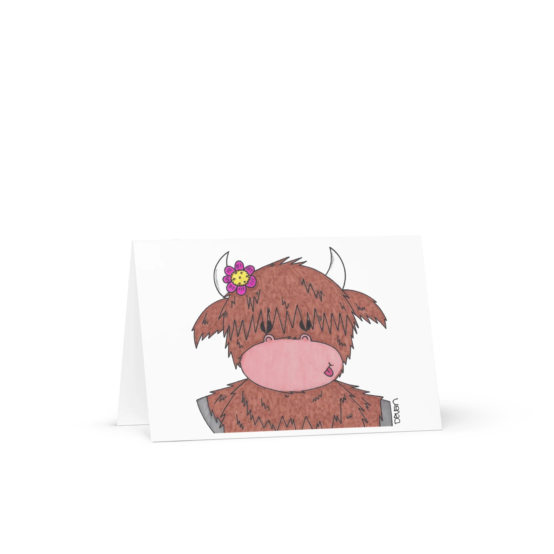 Motivational Animal Card: Cow product image (1)
