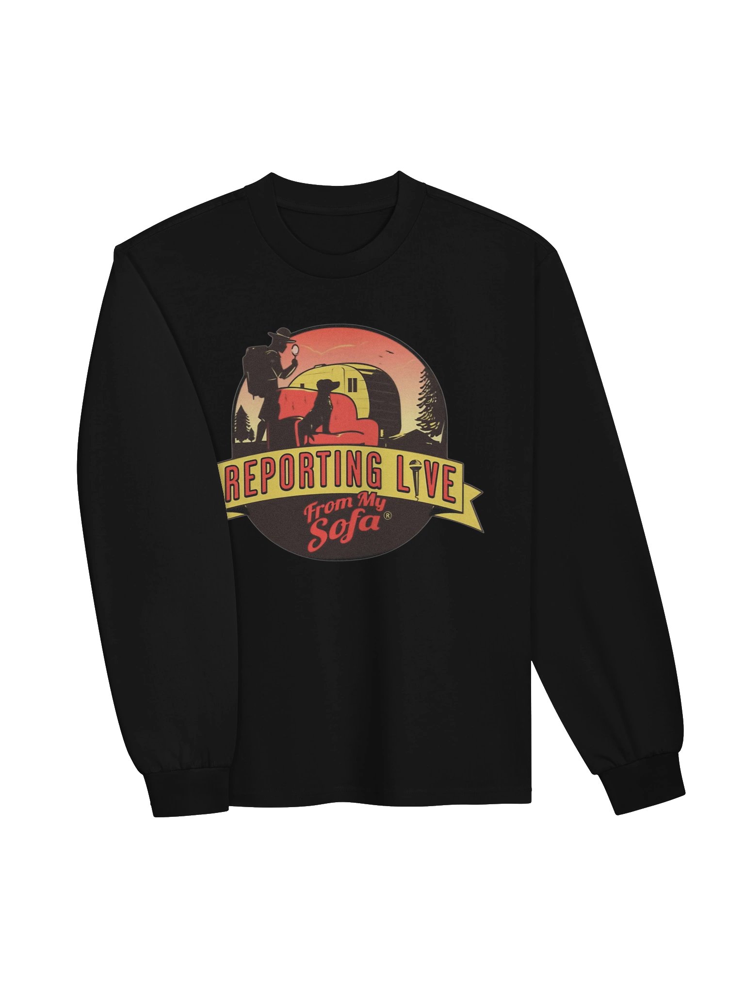 Walk the Dog Comfy Long Sleeve Shirt product image (5)