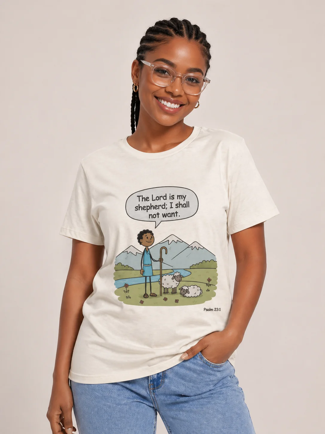 Psalm 23 Shepherd Women's Relaxed-fit T-Shirt product image (1)
