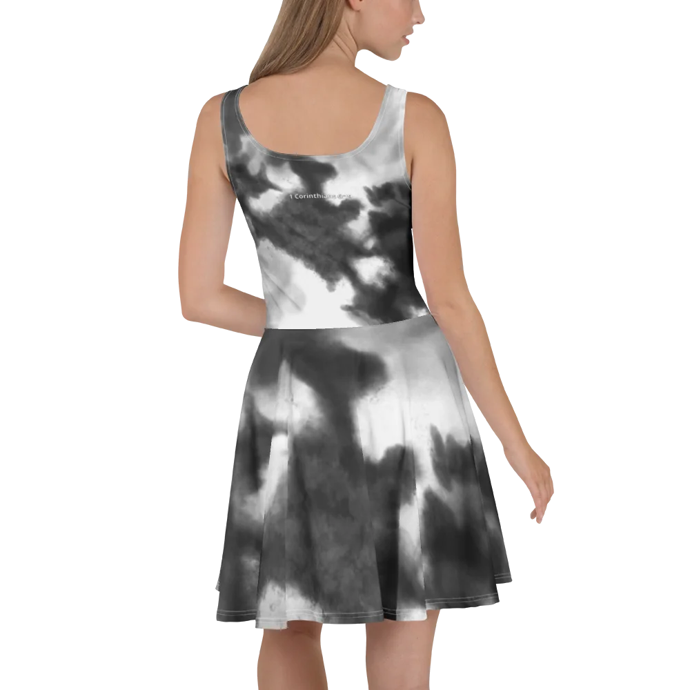 His House Womens Performance Dress - B&W Tie Dye product image (4)