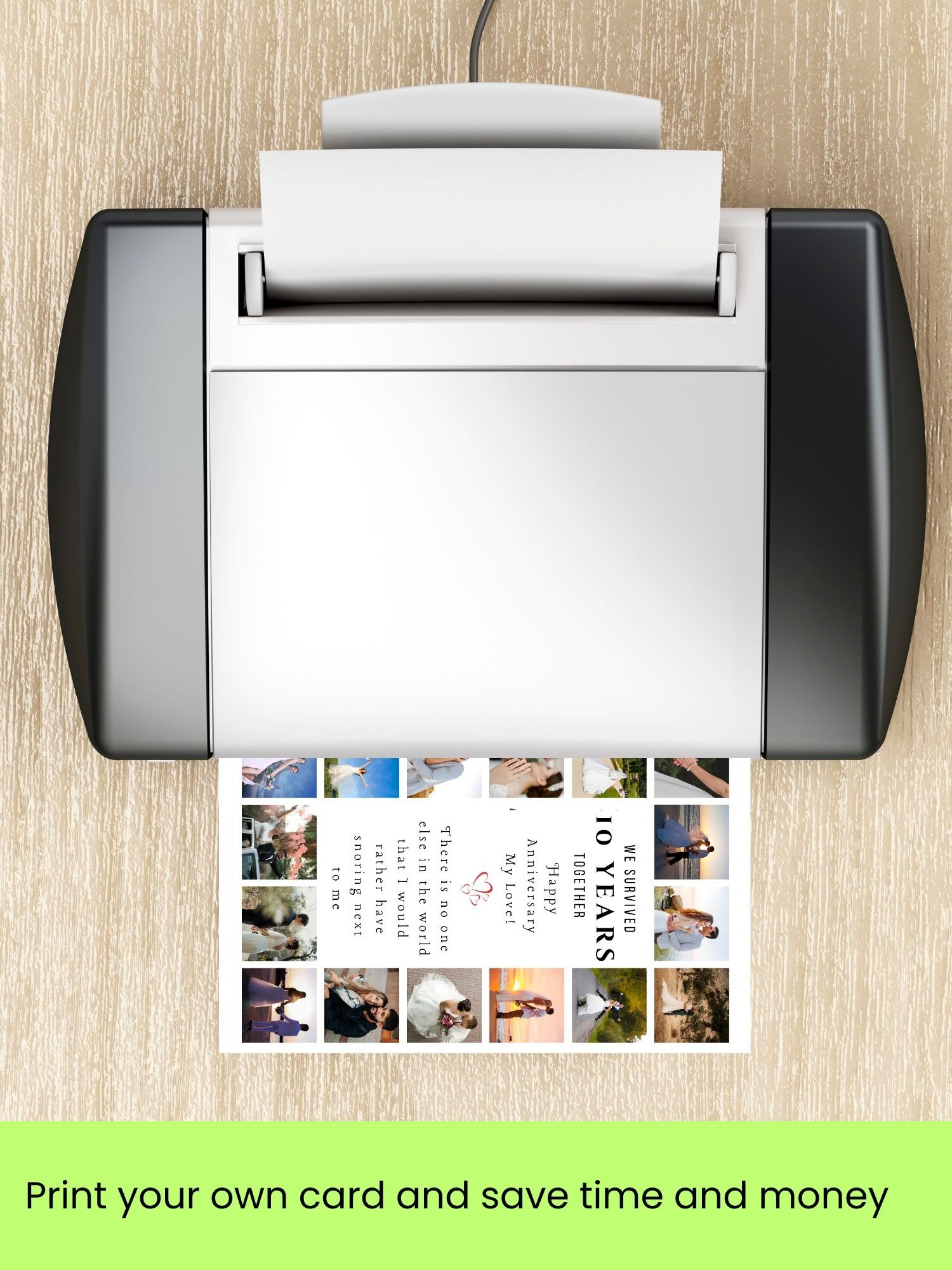 Funny Anniversary Photo Card Template product image (9)