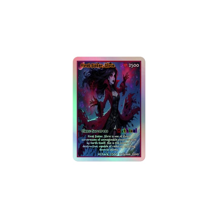 First Sister, Slirie | Hell Cardz Collection Holographic Sticker product image (1)