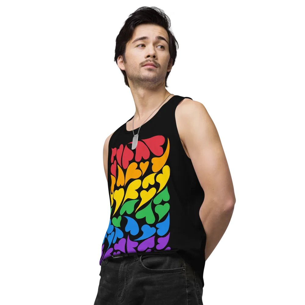 Nestled PRIDE Rainbow Tank Top product image (7)