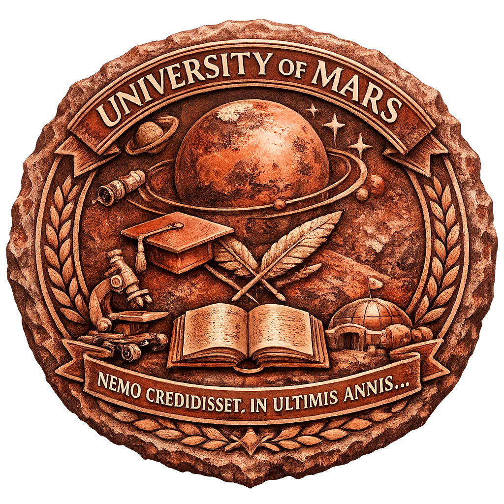 University of Mars degree parchment product image (3)