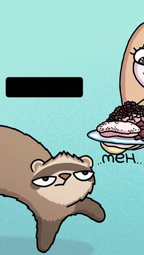 The duality of a ferret 😭 What do yours eat? #ferrets #food #comics