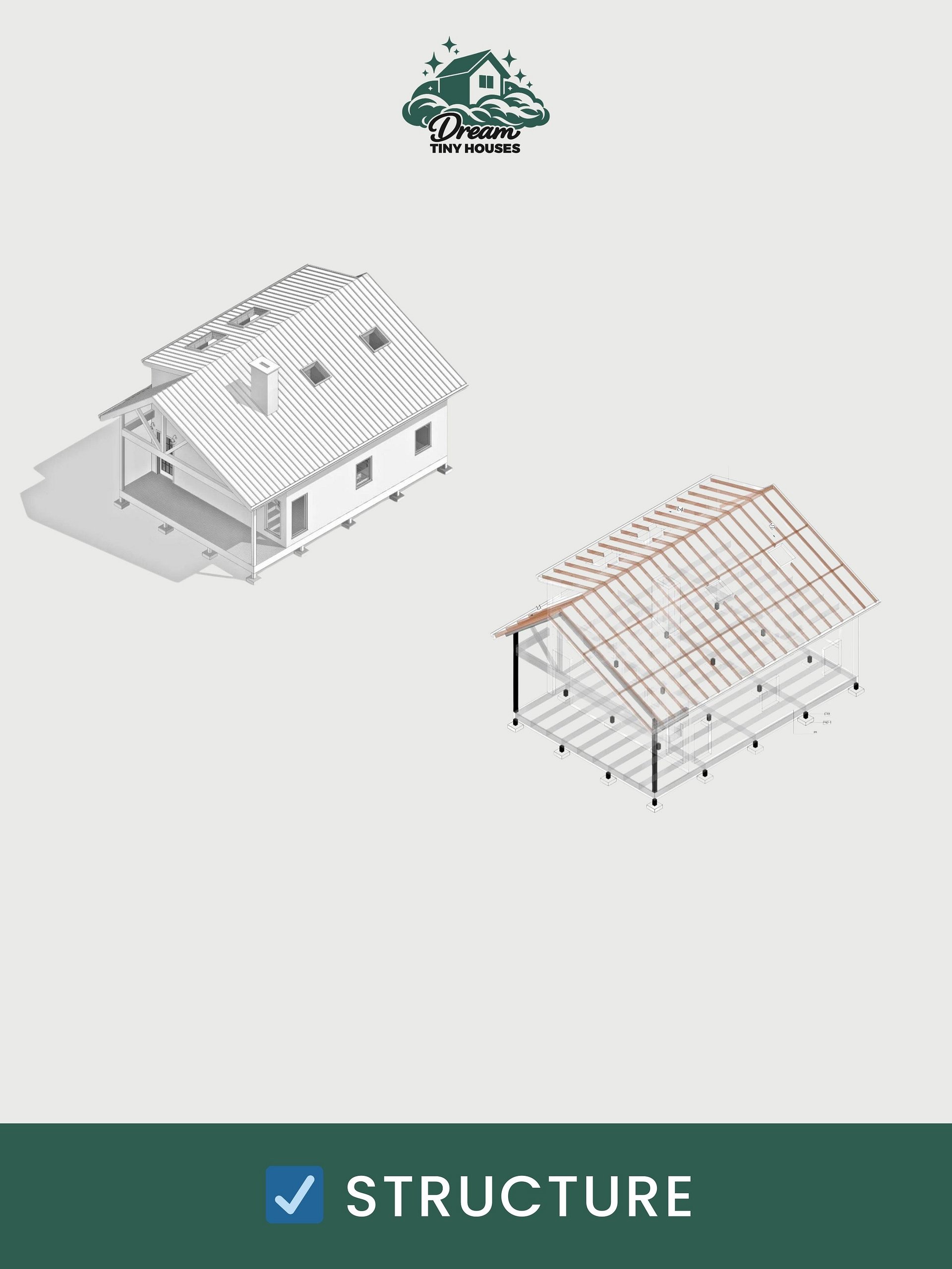 The Bastion Tiny House Blueprint Set (CAD File + Materials List) product image (8)