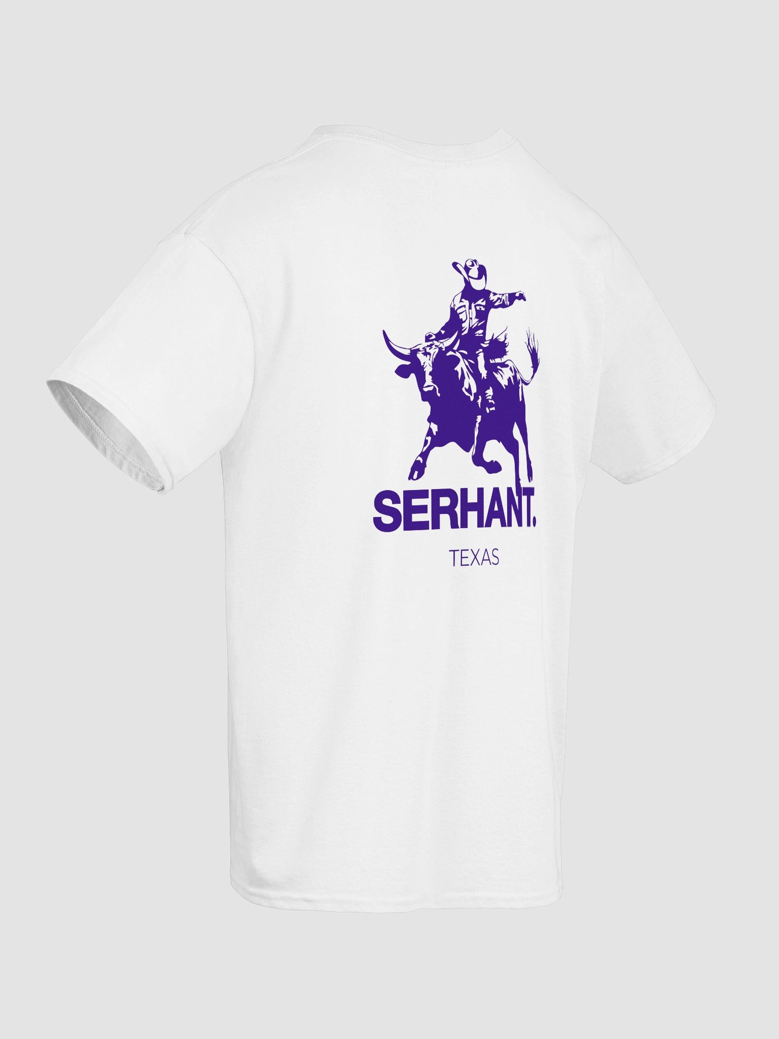 SERHANT. Texas Rodeo Cowboy White T-Shirt product image (4)