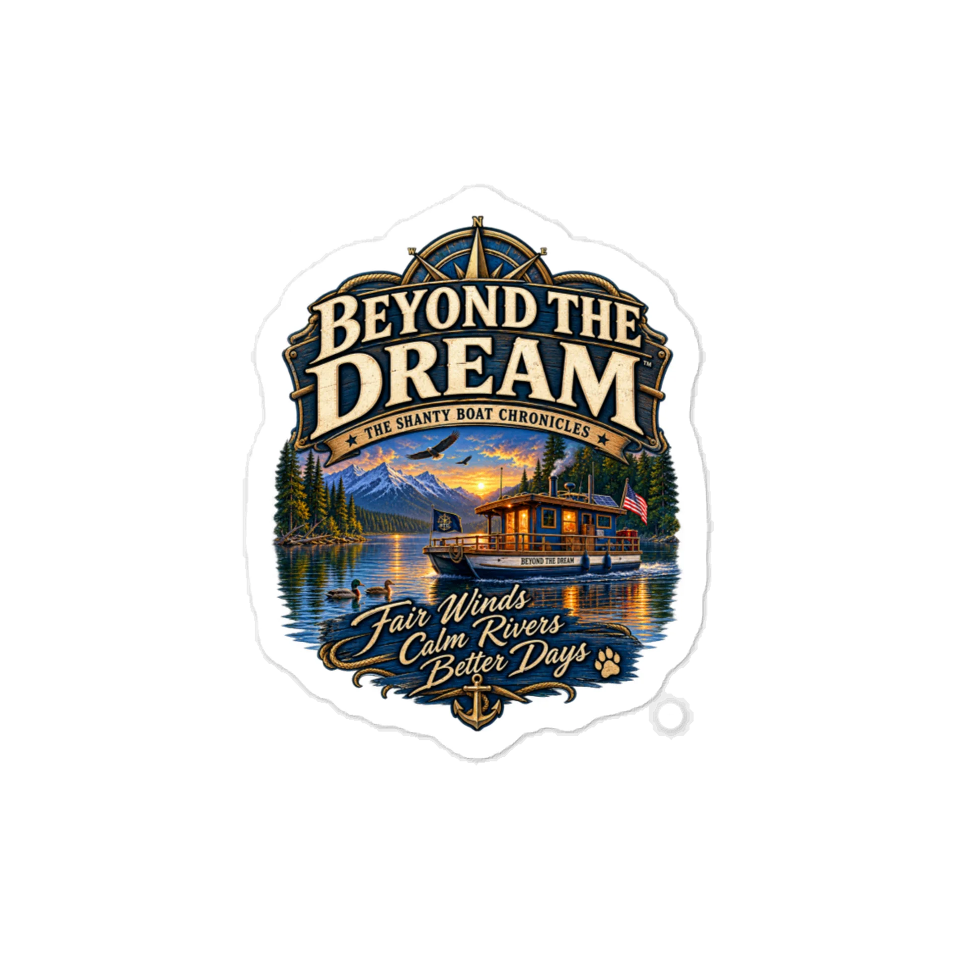 Beyond the Dream Scenic Adventure Vinyl Decal product image (1)