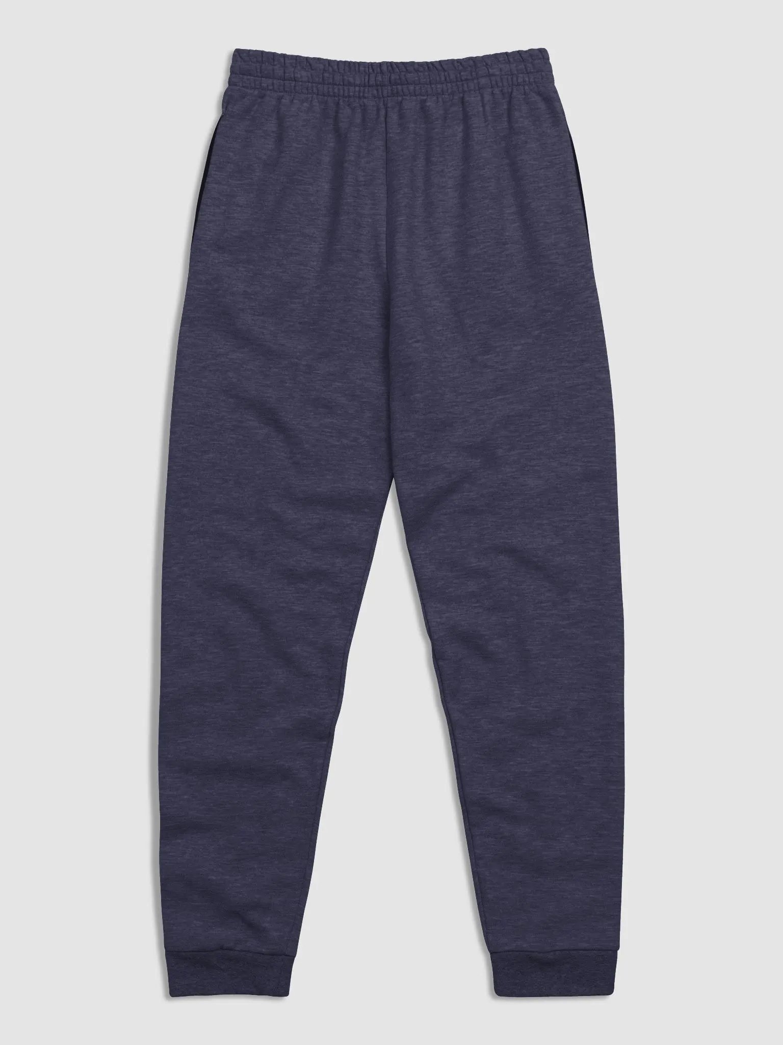 “It’s all a bit!!!” (long lined design, #3E4B9D) unisex joggers product image (4)