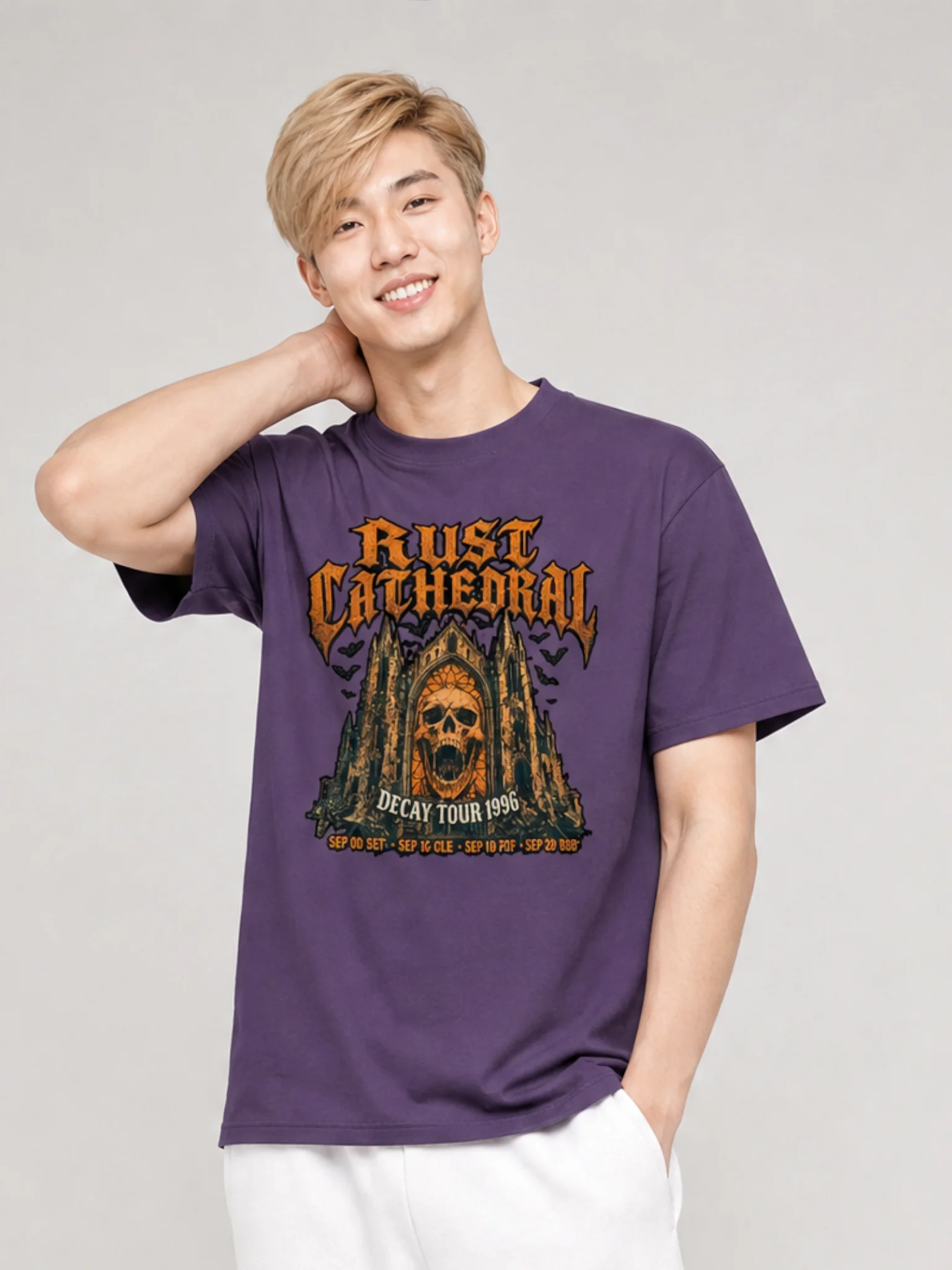 Rust Cathedral Decay Tour Graphic T-Shirt product image (2)