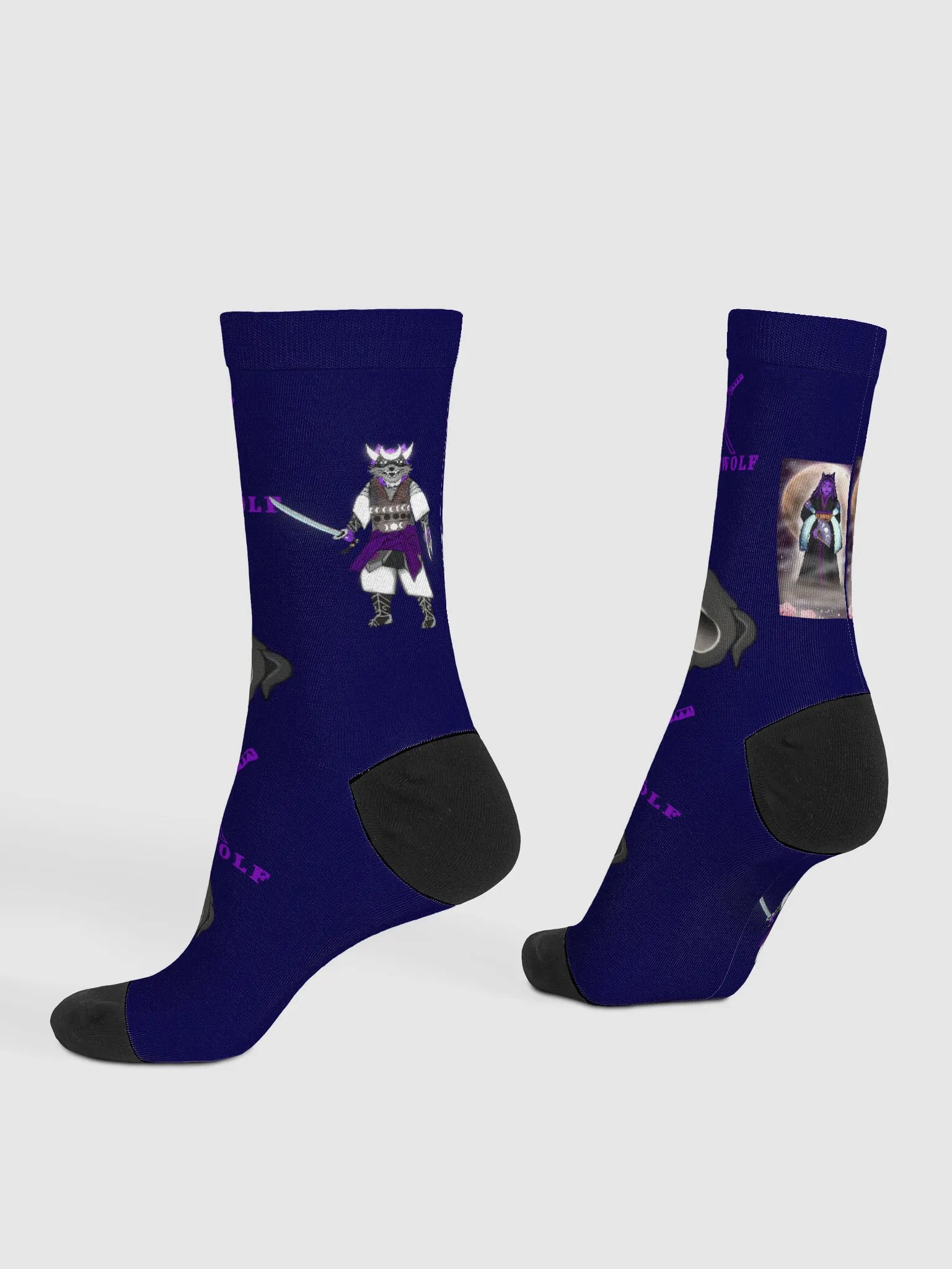 Wolf Warrior Crew Socks product image (4)