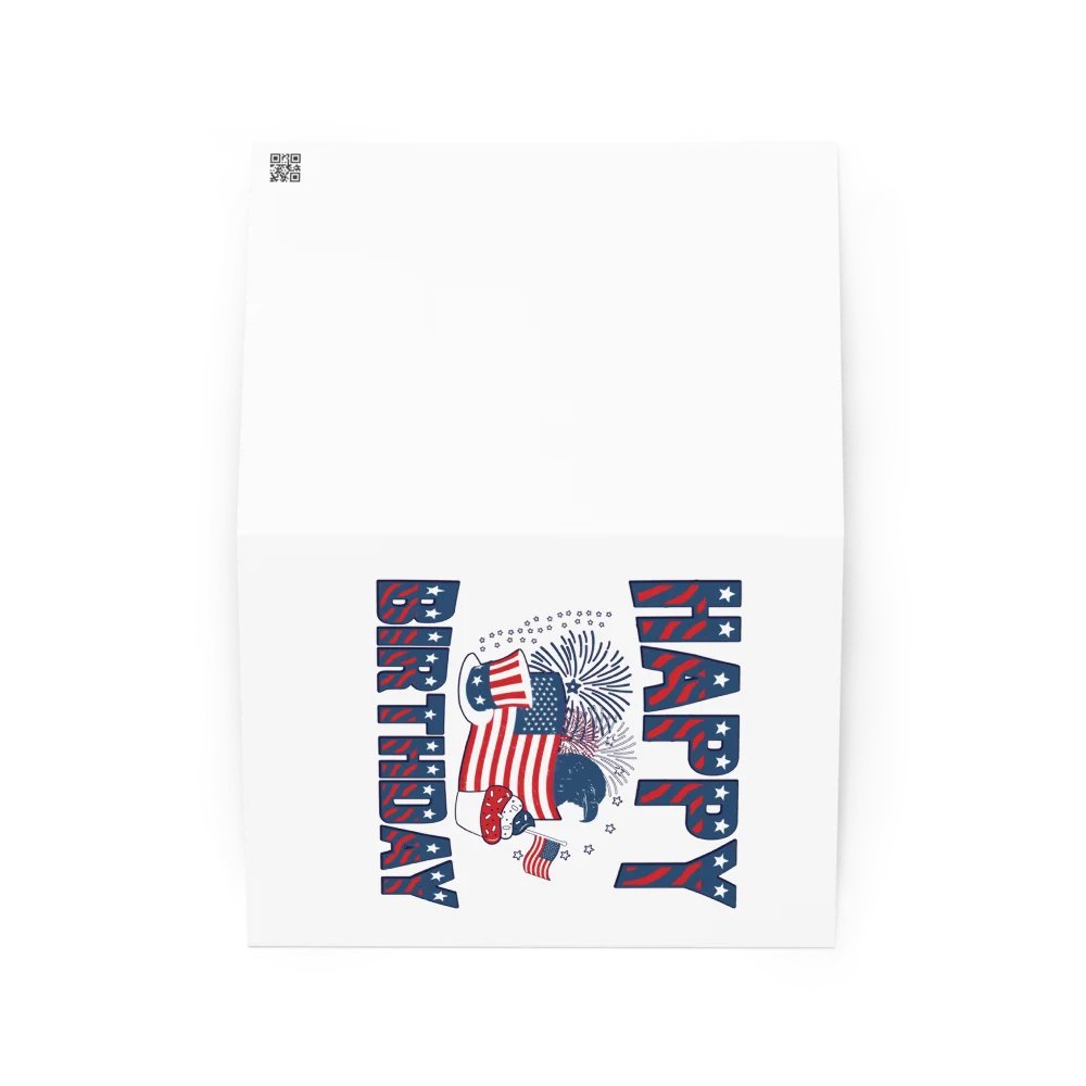 Happy Birthday (USA) Birthday Card 5"x7" product image (2)