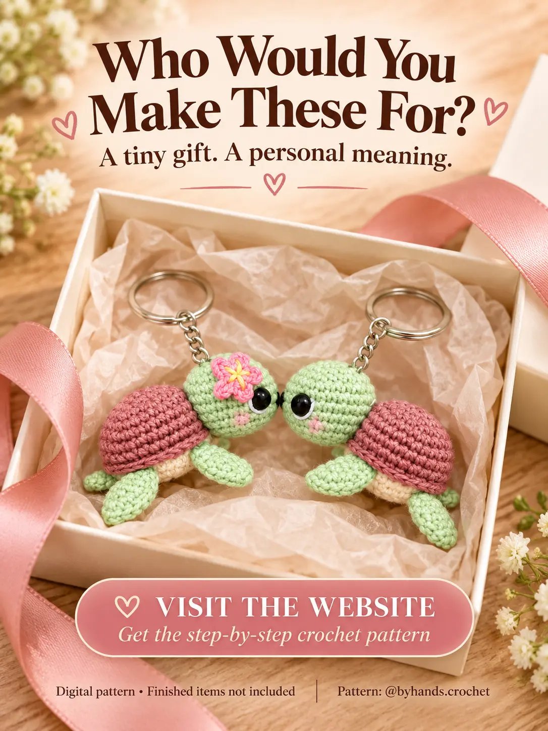 Sweetheart Turtles Crochet Pattern product image (5)