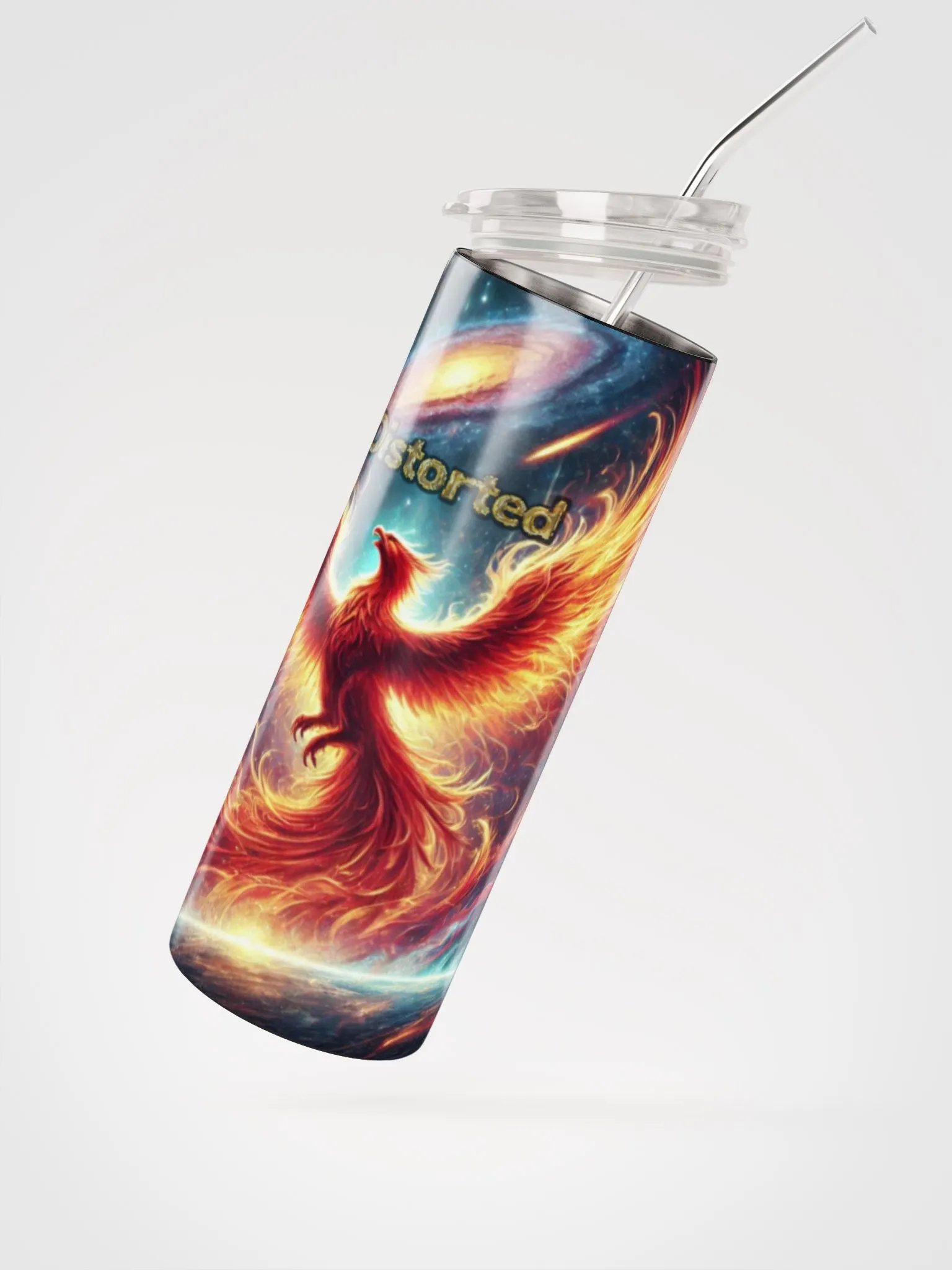 Distorted Album Cover Stainless Steel Tumbler - Show Your Support - Drinkware product image (3)