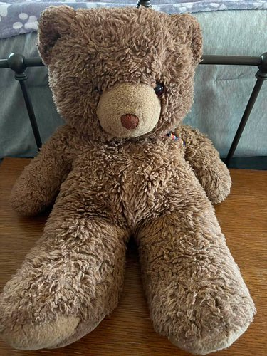 Before and after Teddy Bear 🥰

Washed, brushed, and restuffed.

DM me if you have a stuffed friend who needs some TLC.

#stuf...