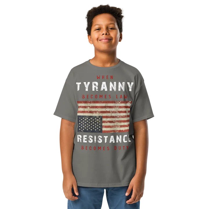 Tyranny Gildan Youth Classic Tee - A product image (1)