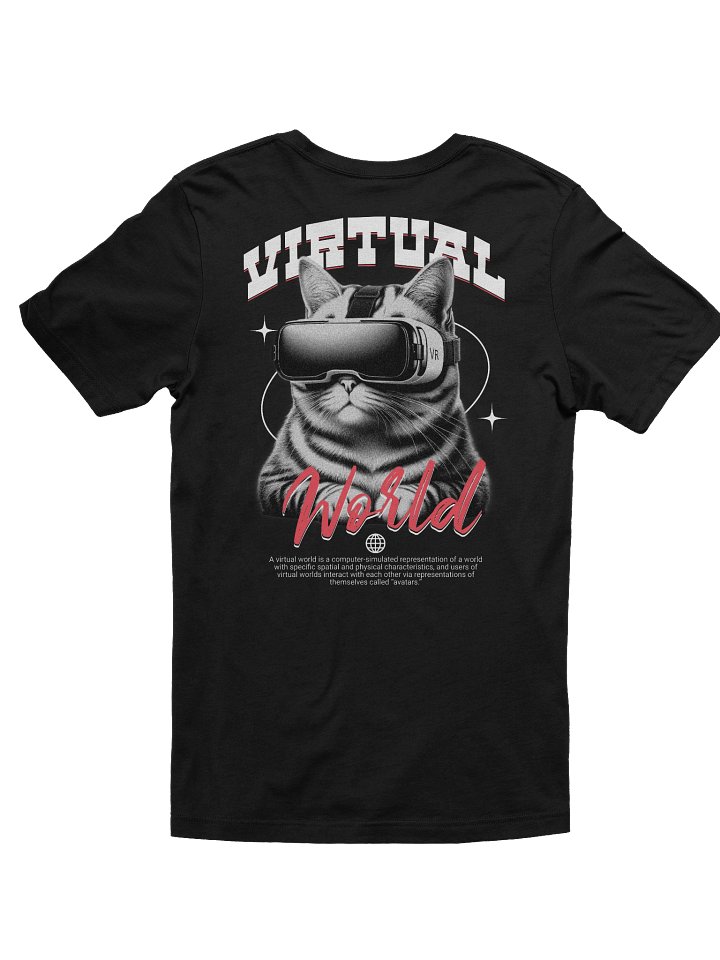 Stylish Virtual World Cat T-Shirt for Casual Wear product image (2)