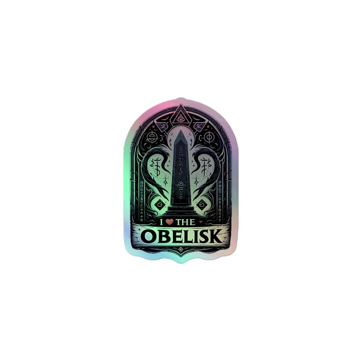 Holographic Obelisk Sticker product image (1)