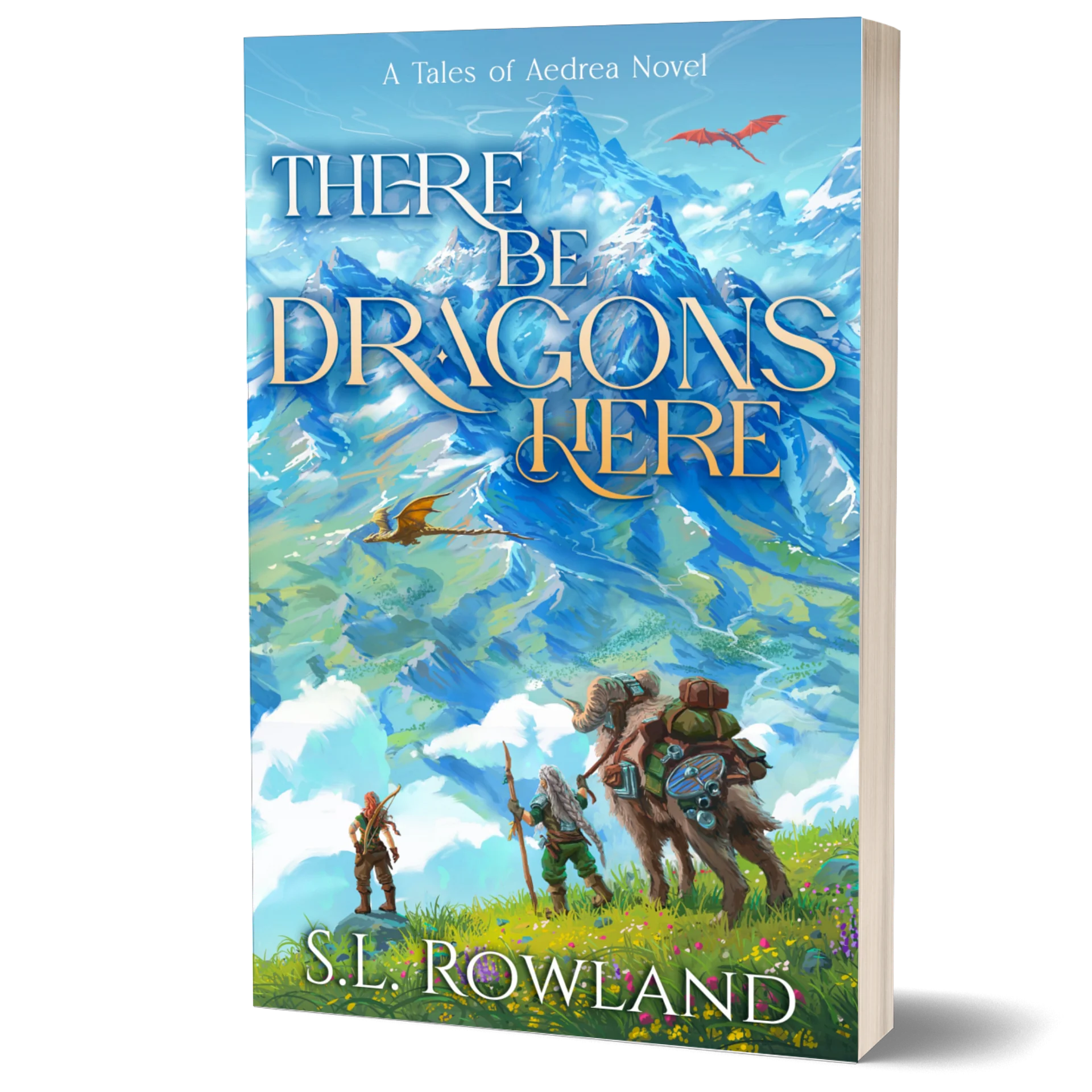 There Be Dragons Here Signed Paperback product image (1)