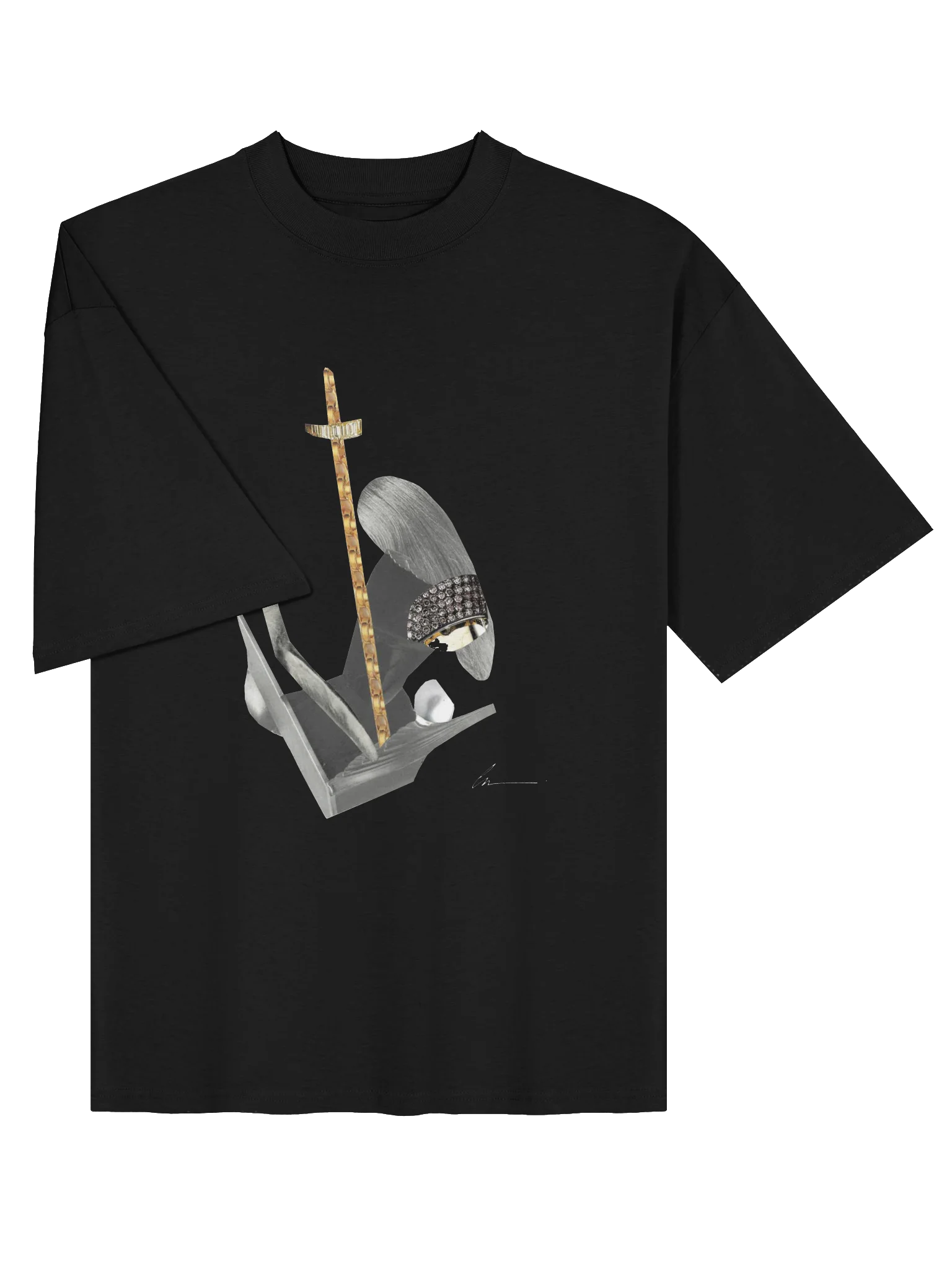 004 RISE UNISEX OVERSIZED T-SHIRT BK 26 product image (3)