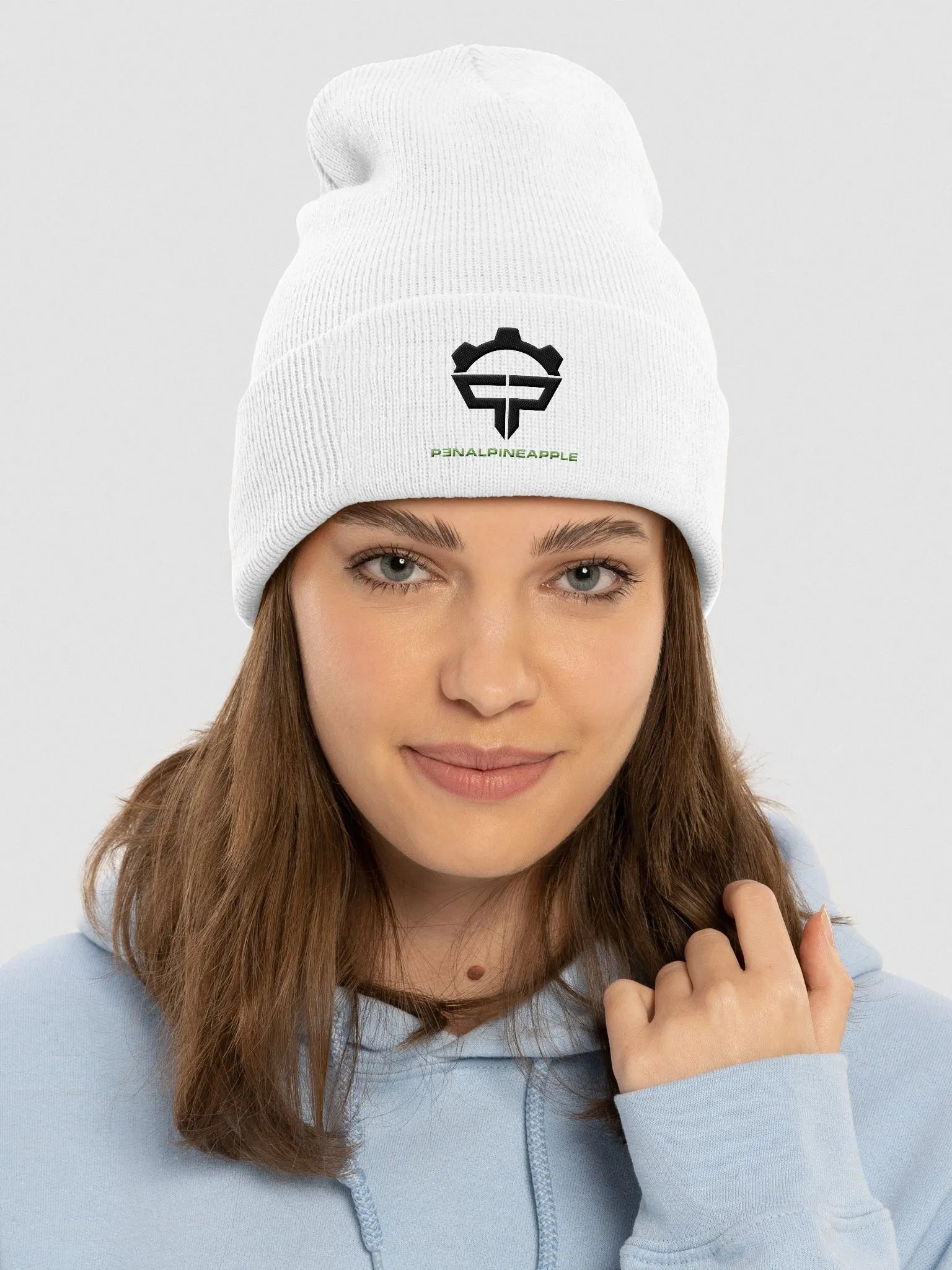 P3nAlPineapple - White Beanie product image (3)