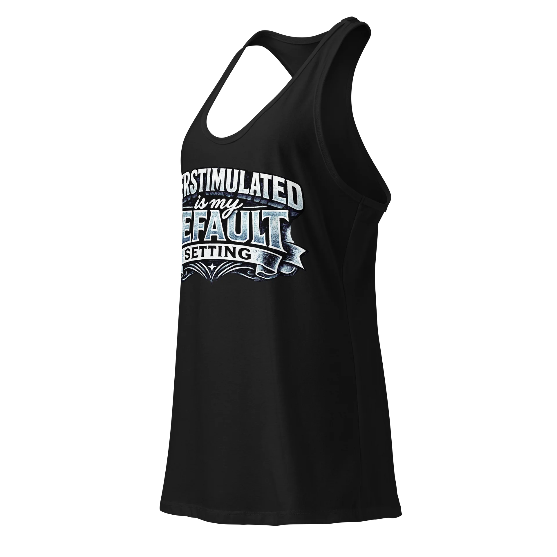 Overstimulated Racerback Tank Top product image (3)