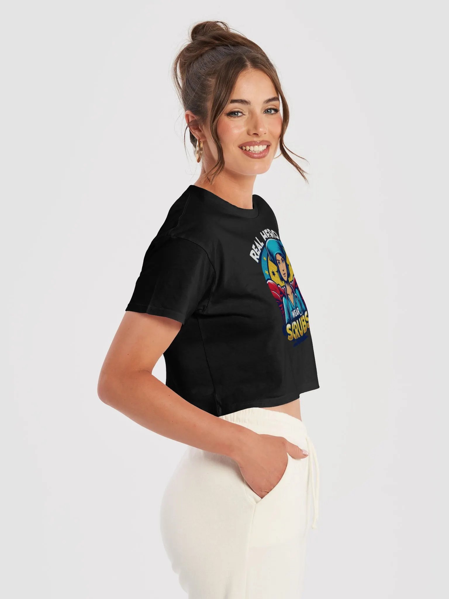 Superhero Scrubs Women's Crop Top product image (21)