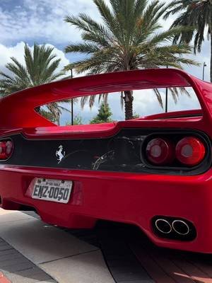 Subtle sounds from the legendary Ferrari F50 🙌🏾 #ferrari #ferrarif50 #f50 #exhaustsound #italiancars 