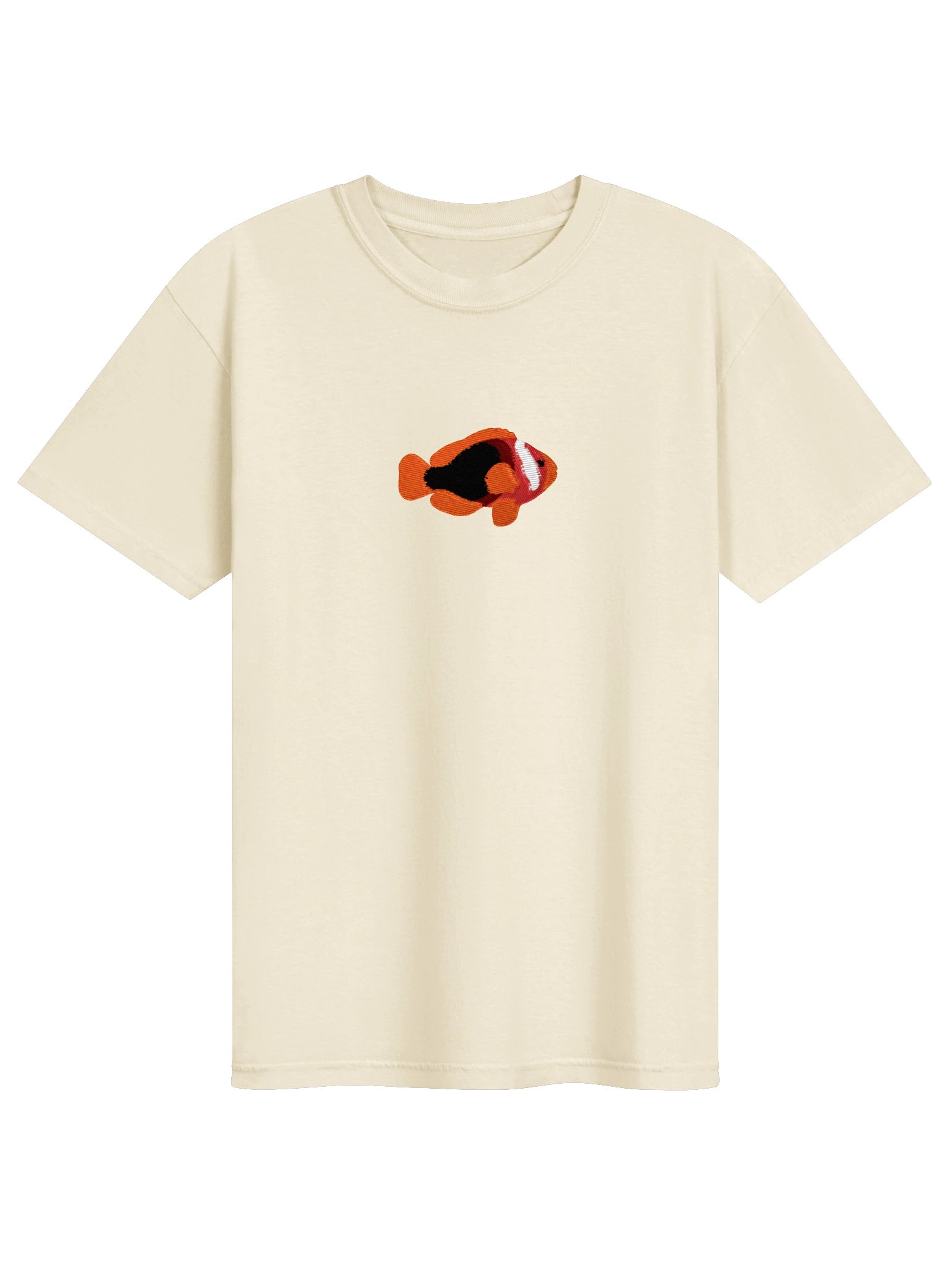 Tomato Clownfish Embroidered Shirt | Reef Aquarium Fish Embroidery Tee | Saltwater Marine Fish Apparel product image (5)