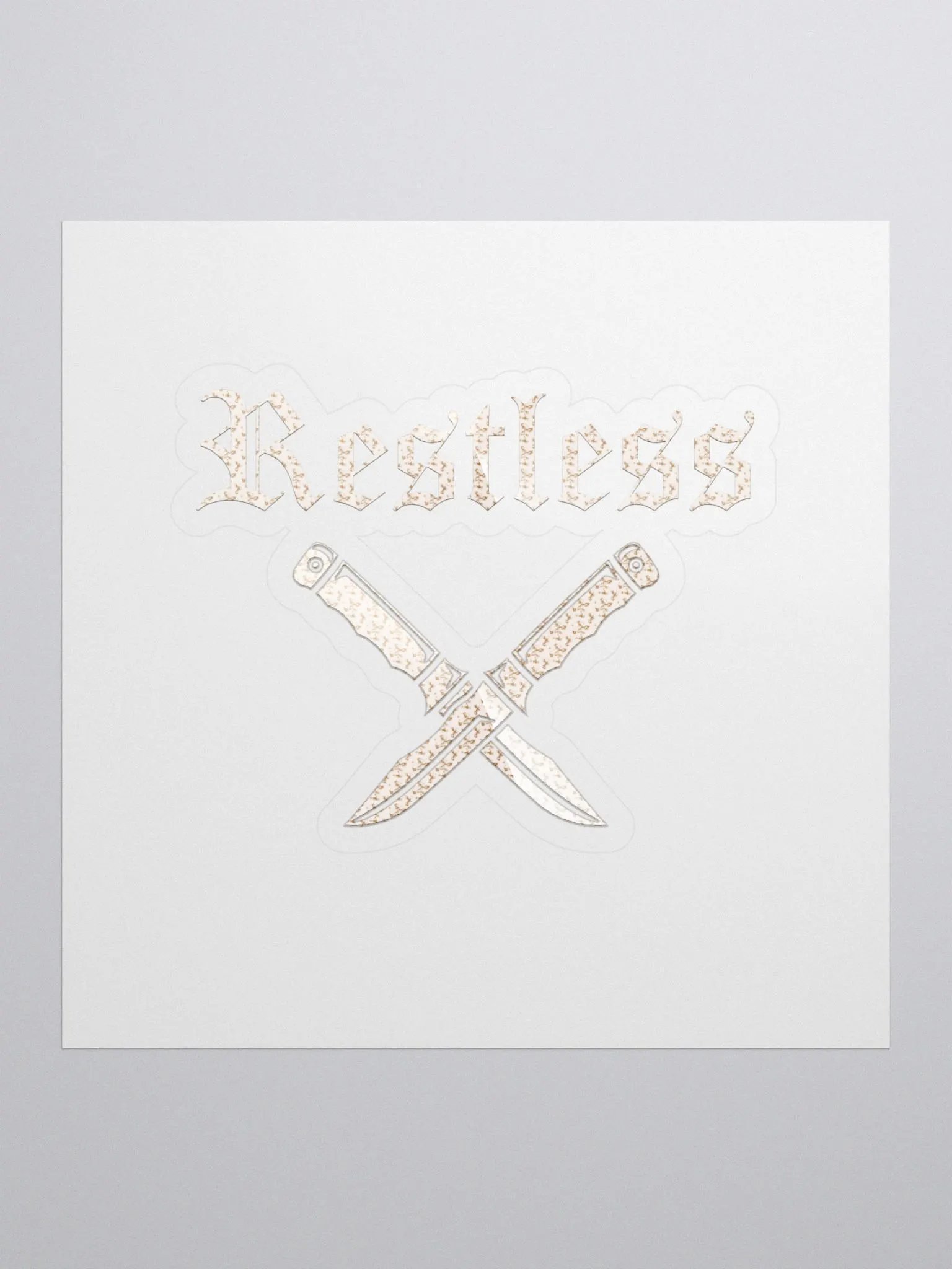 Restless Blades Kiss Cut Stickers product image (1)