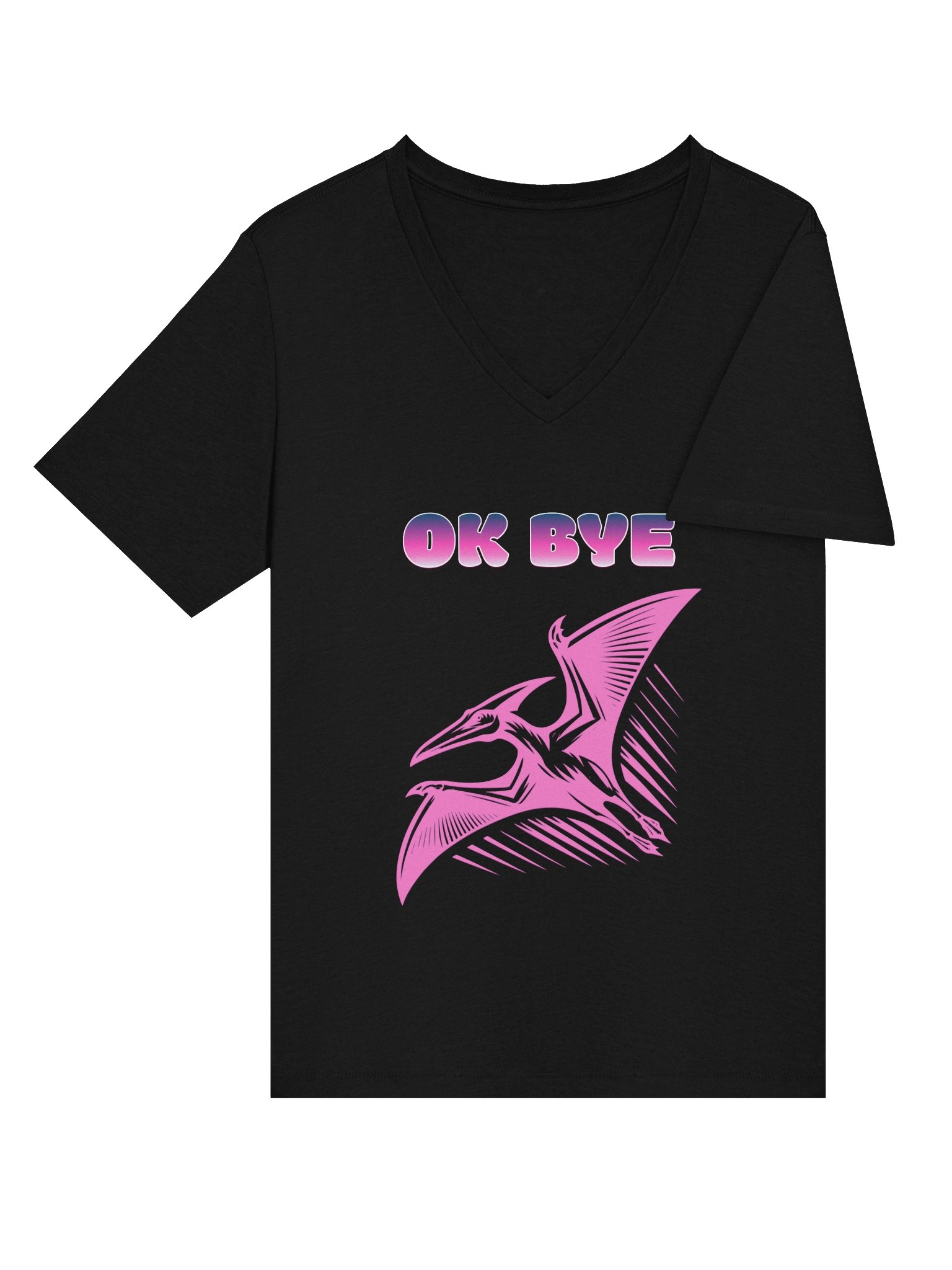 OK BYE' Women's V-Neck Tee product image (18)